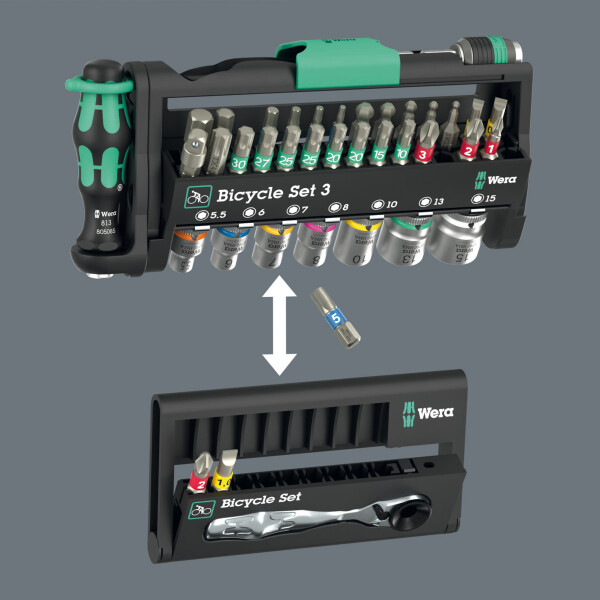 Wera 05004187001 Bicycle Set 3 Gereedschapset In Etui - 41-delig - Detailed view of the product