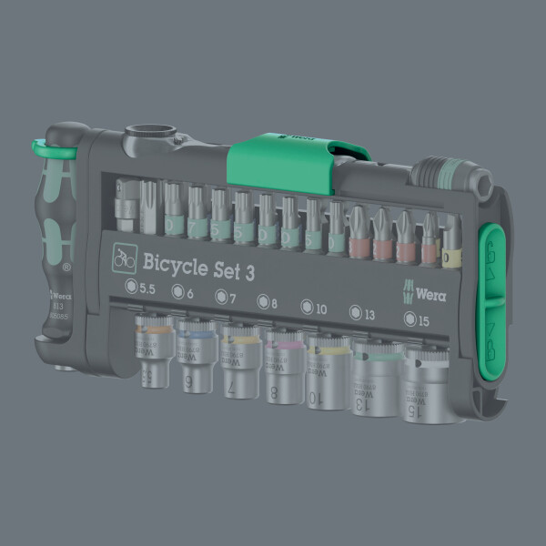 Wera 05004187001 Bicycle Set 3 Gereedschapset In Etui - 41-delig - Detailed view of the product