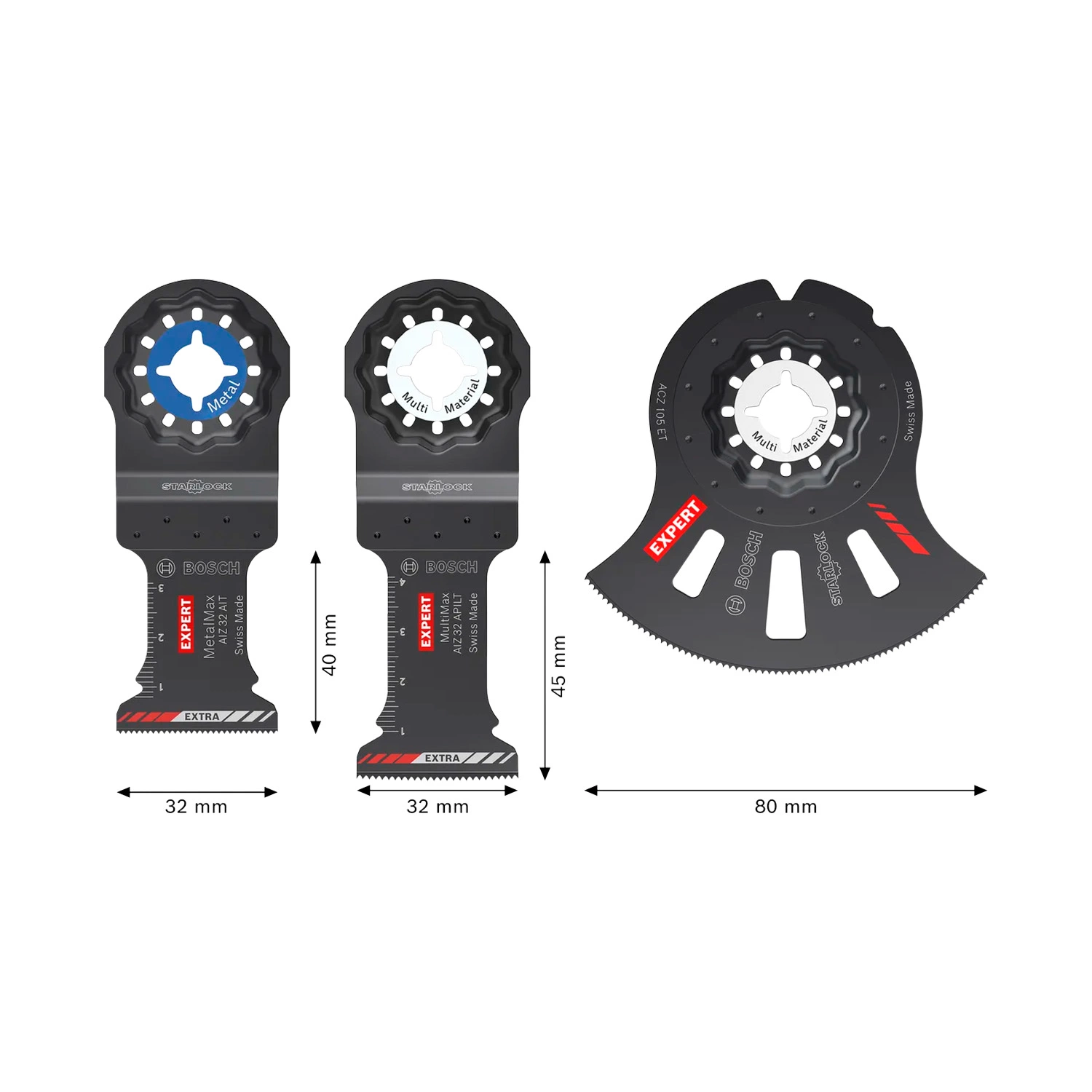 Bosch EXPERT 3-delige Doorslijpset thumbnail 3