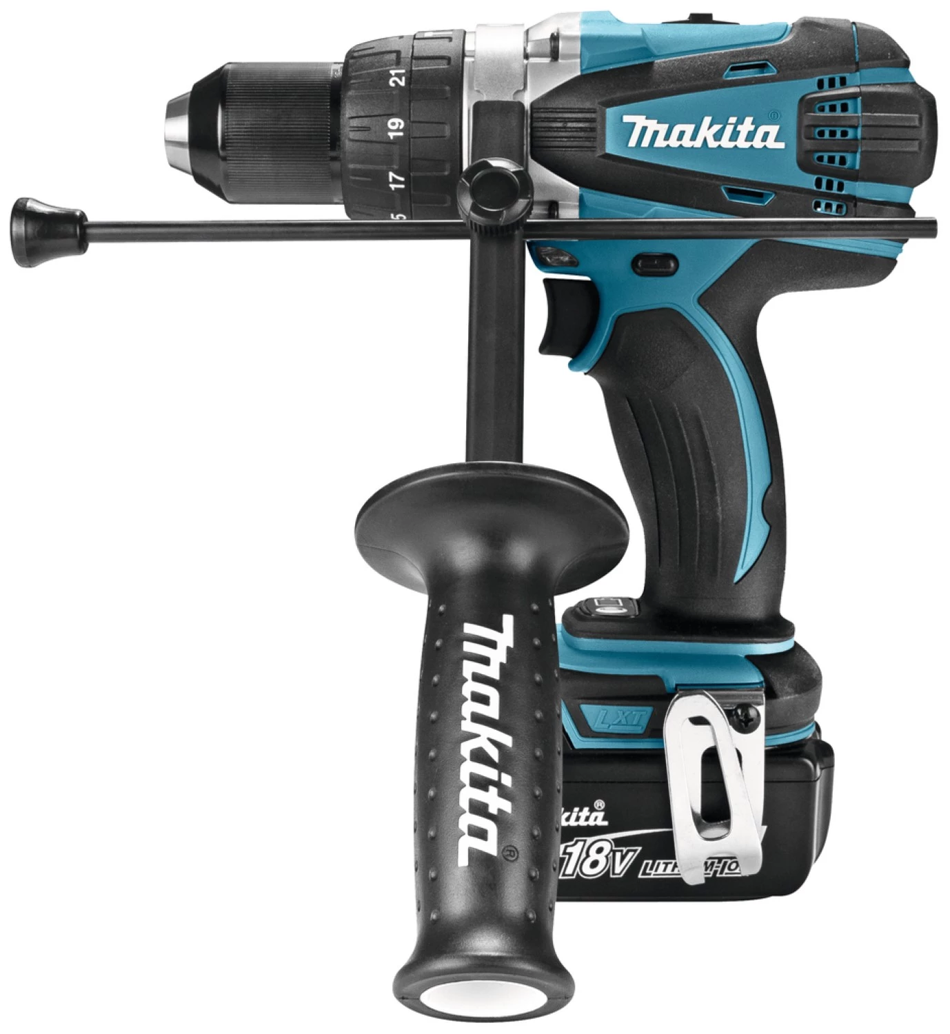 Makita DHP458RME 18v accu klopboormachine 4.0Ah 91Nm in Mbox