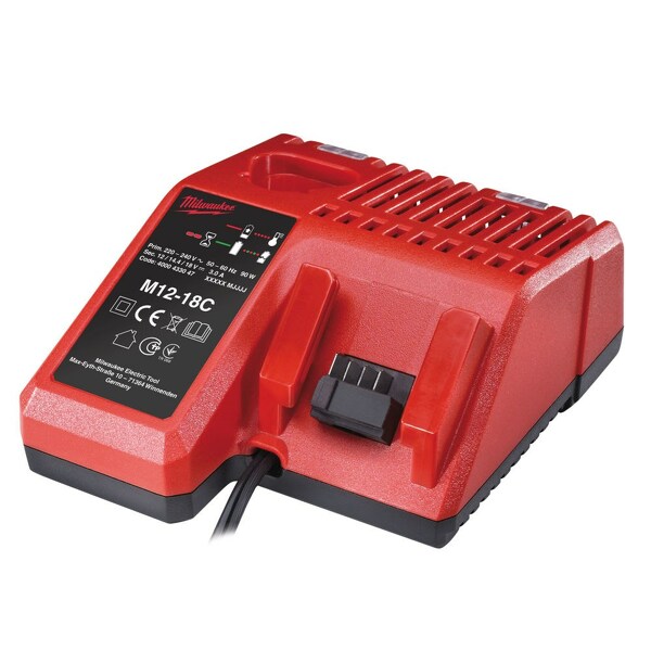 Milwaukee M12-18 C 12V - 18V Li-Ion Accu Lader EAN: 4002395376179