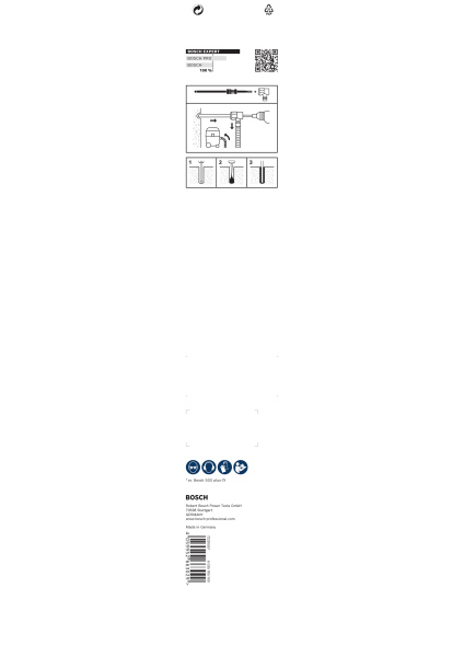 Bosch 2608901770 EXPERT Hamerboor SDS Clean SDS Plus-8X - 14x400x550mm - Detailed view of the product