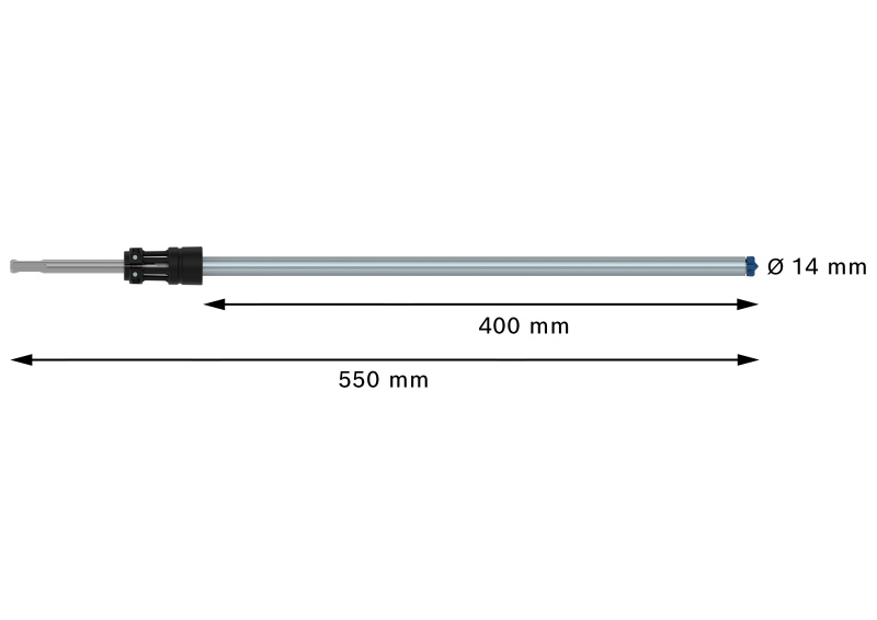 Bosch 2608901770 EXPERT Hamerboor SDS Clean SDS Plus-8X - 14x400x550mm - Detailed view of the product