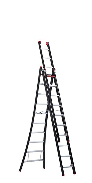 Altrex Nevada Reformladder 3delig - 3x10 sporten - Werkhoogte 4.80m