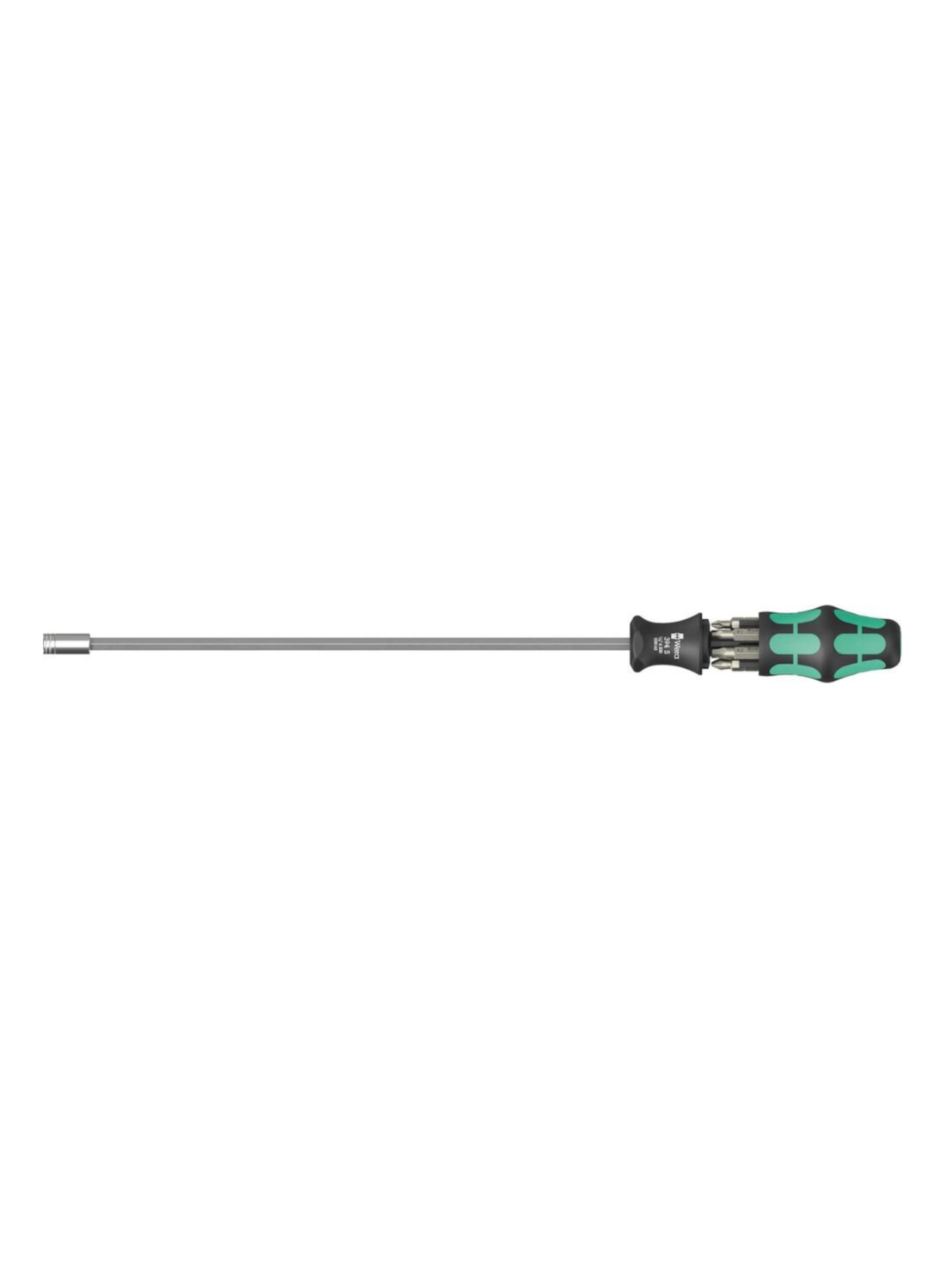 Wera 05051028001 7-delig Kraftform Kompakt 27 XL Universal 1 Handbithouder Met Vast Kling - 1/4"x300mm - Incl 6 Bits