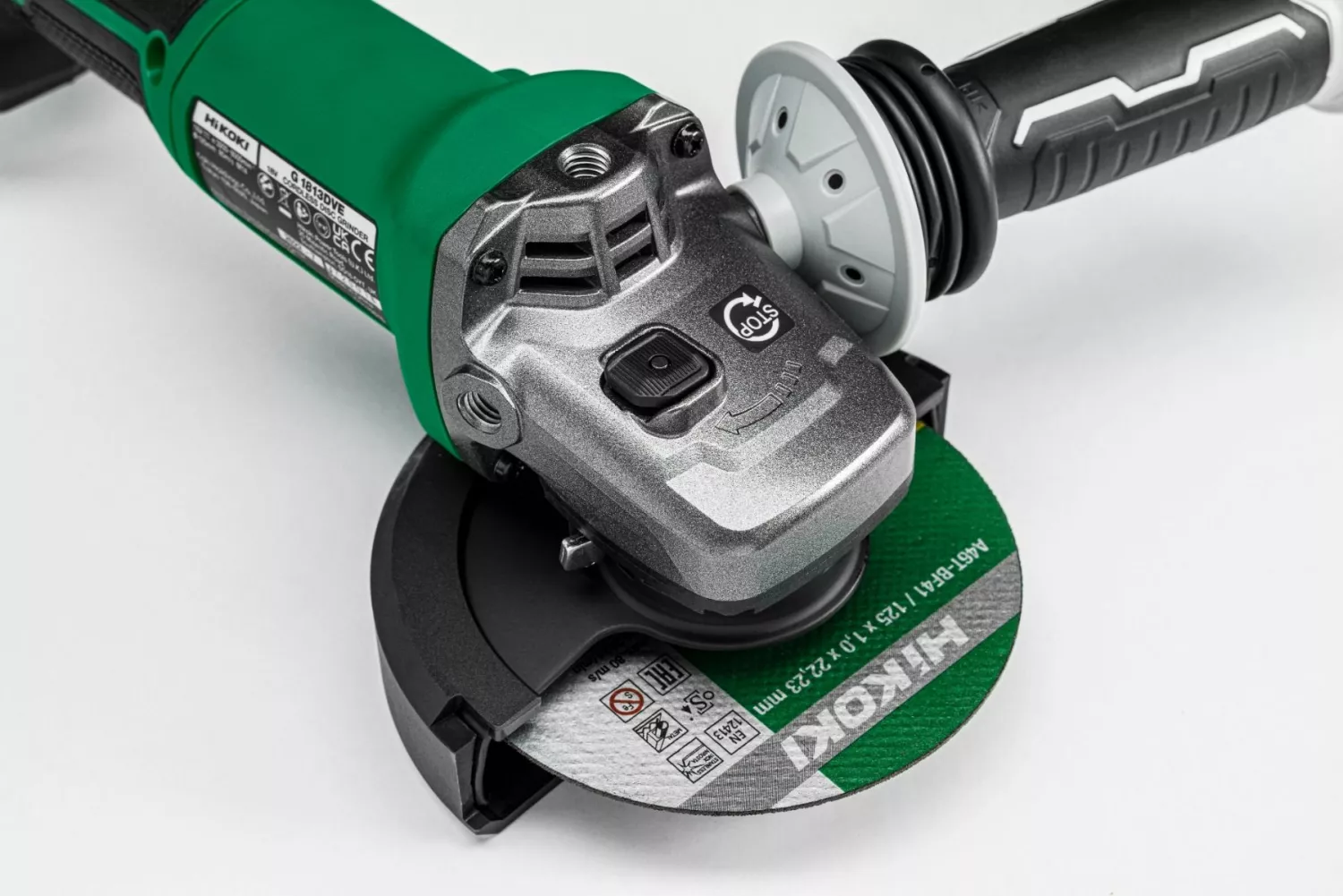 HiKOKI G1813DVEW2Z 18V Li-ion Accu Haakse Slijpmachine Body In HSC II Koffer - 125mm thumbnail 3