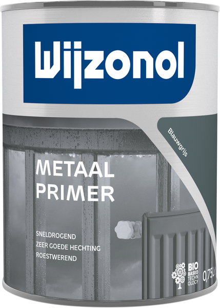 wijzonol metaal primer blauwgrijs 750 ml