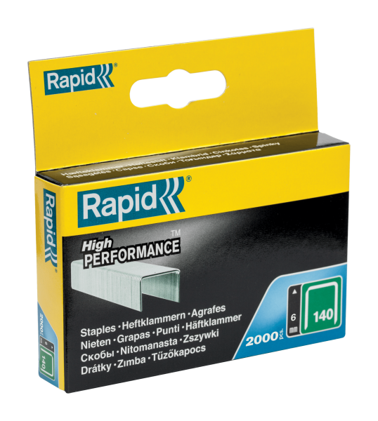 Rapid Vlakdraadnieten - 140/6mm - Gegalvaniseerd - 2000st - Detailed view of the product