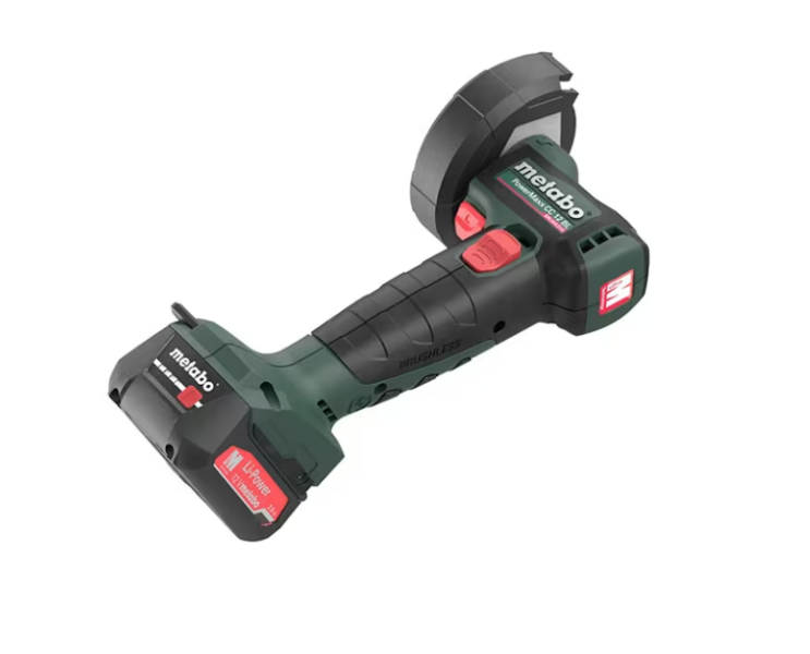 Metabo PowerMaxx CC 12 BL 12V Accu Haakse Slijper Set (2x 2,0Ah) In MetaBOX - 76 Mm - Detailed view of the product