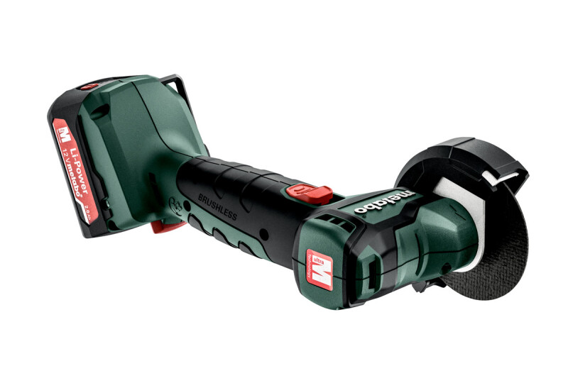 Metabo PowerMaxx CC 12 BL 12V Accu Haakse Slijper Set (2x 2,0Ah) In MetaBOX - 76 Mm - Detailed view of the product