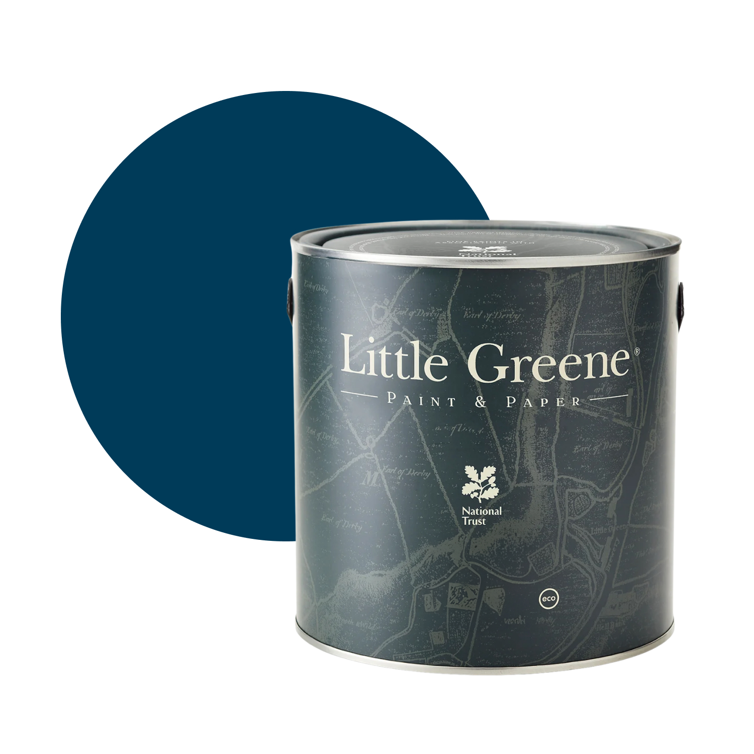 Little Greene Traditional Oil Gloss - Deep Space Blue No. 207 - 1L