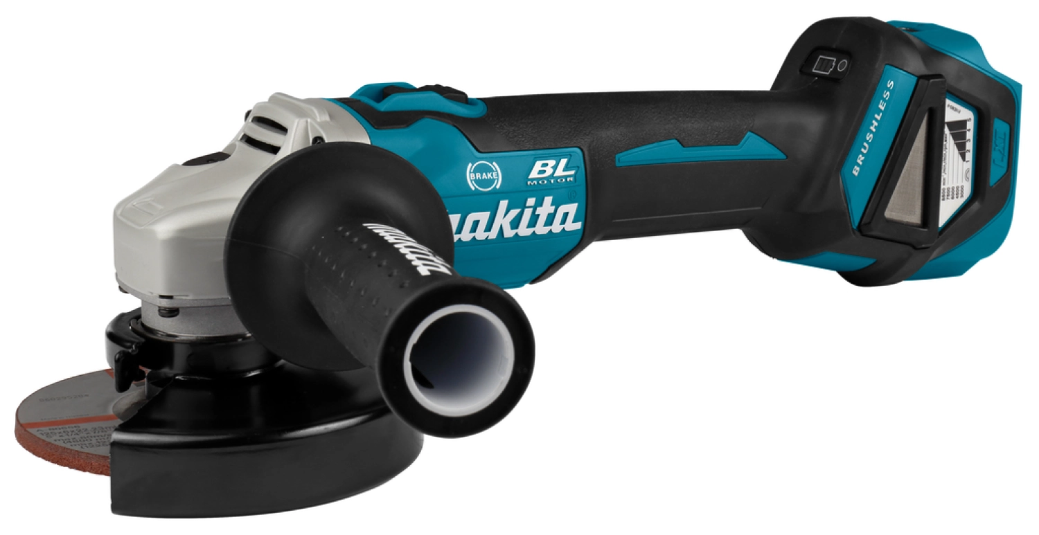 Makita DGA513ZJ accu-haakse slijper in Makpac 18V - Losse Body (geleverd zonder accu en lader)