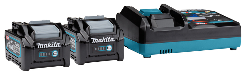 Makita 191J97-1 40V XGT Li-ion Accu Starterset (2x 4.0Ah) + Lader