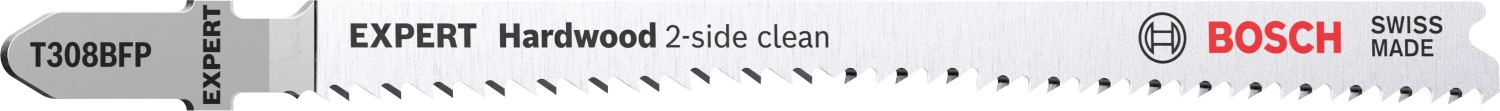 Bosch EXPERT T308BFP Hardwood 2-side Clean Decoupeerzaagblad - 117mm - Hout (5st)