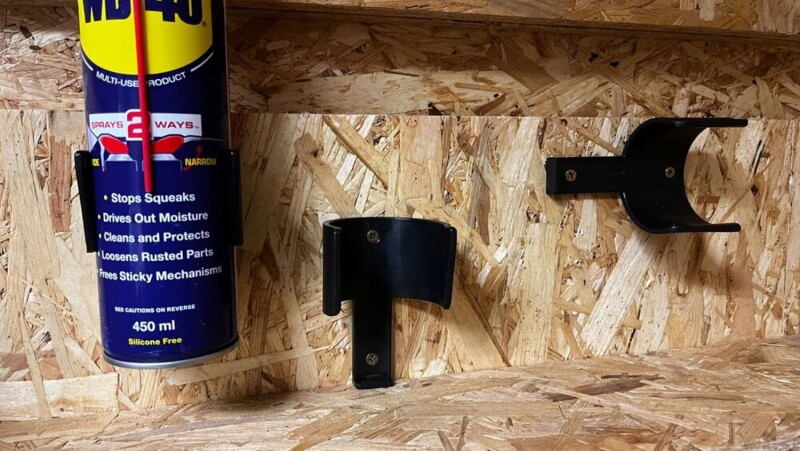 StealthMounts OM-CAN-BLK-2 Spuitbus Houder - Zwart - 2 Stuks - Detailed view of the product