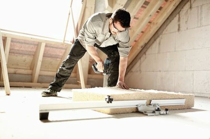 Festool ISC 240 EB-Basic 18V Li-Ion Accu Isolatiezaagmachine Body In Systainer - 240mm - Detailed view of the product