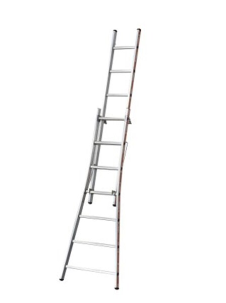 Little Jumbo 1201252010 Reformladder Type 1242/010 - 2x10 Niveaus - Met Uitgebogen Bomen - Detailed view of the product