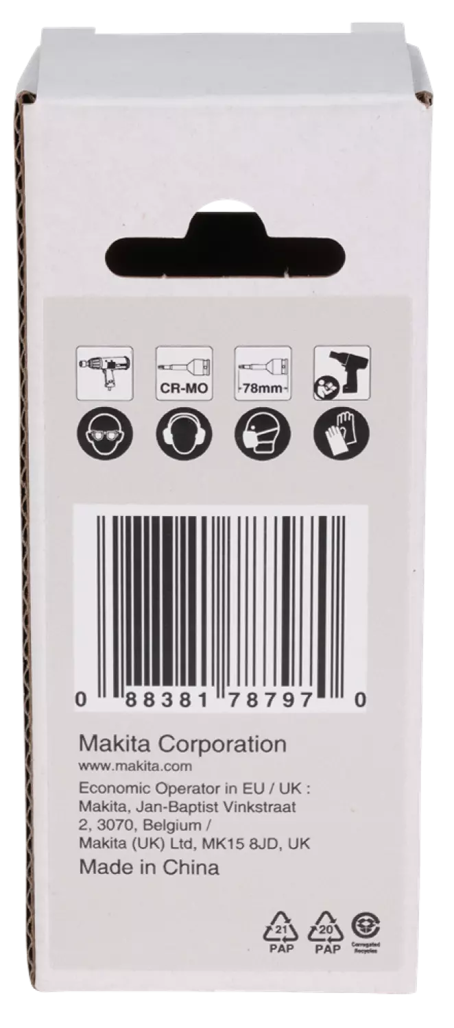 Makita E-19803 Slagschroefbit T35x78mm - Impact Black - 1/2"VK thumbnail 4