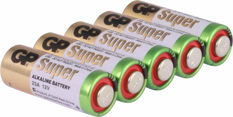 GP Alkaline Rondcel Hoog Voltage 12V (5st) - 23A - GP23ASTD140C5
