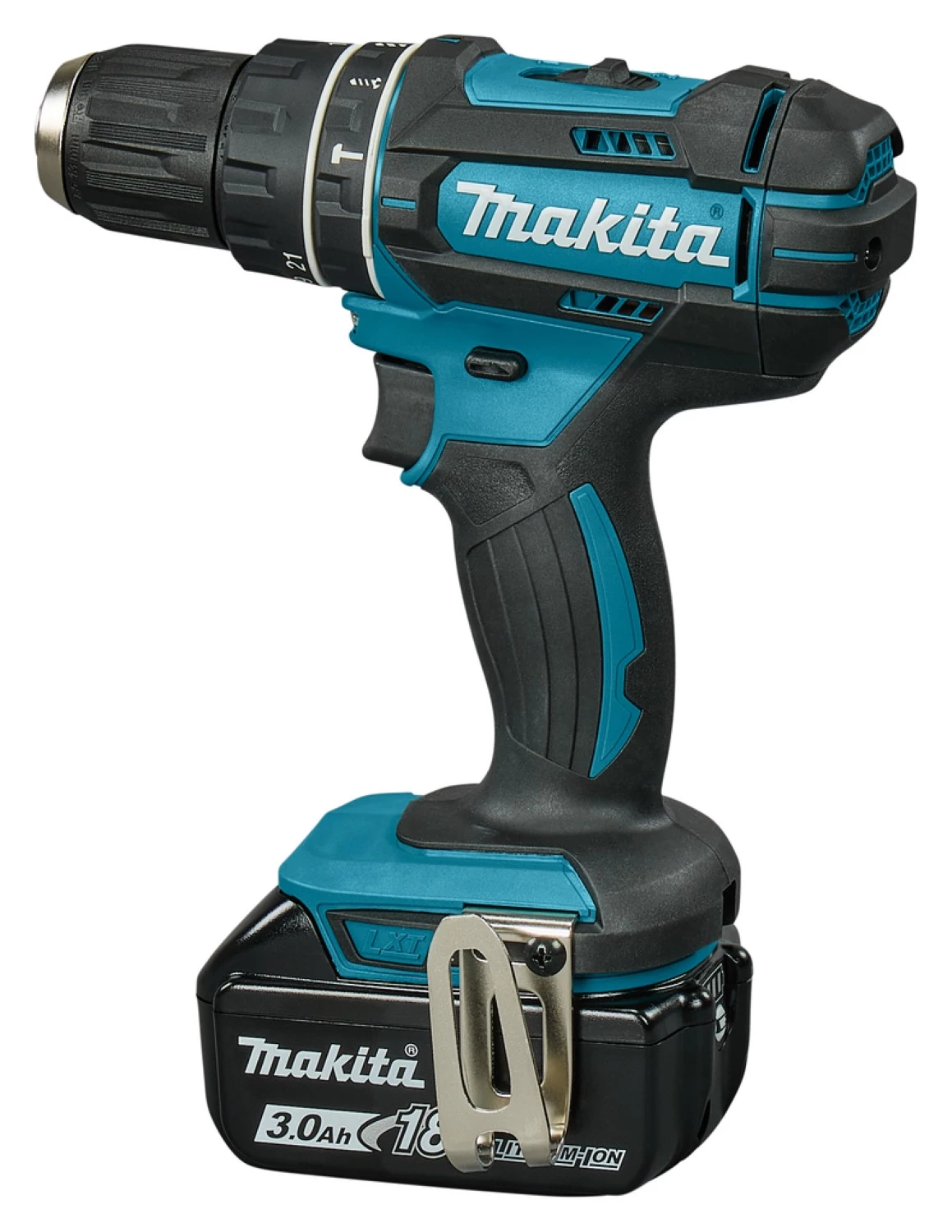 Makita DHP482RFJ 18V Li-Ion Accu Klopboor- /schroefmachine Set (2x 3.0Ah Accu) In Mbox thumbnail 3