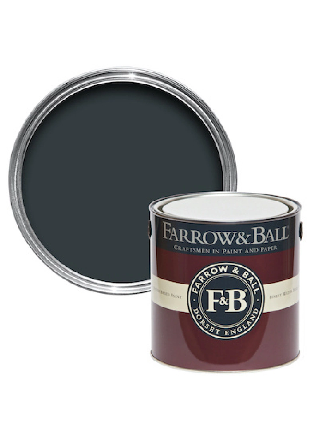 Farrow&Ball Exterior Eggshell Black Blue No. 95 - 2.5L