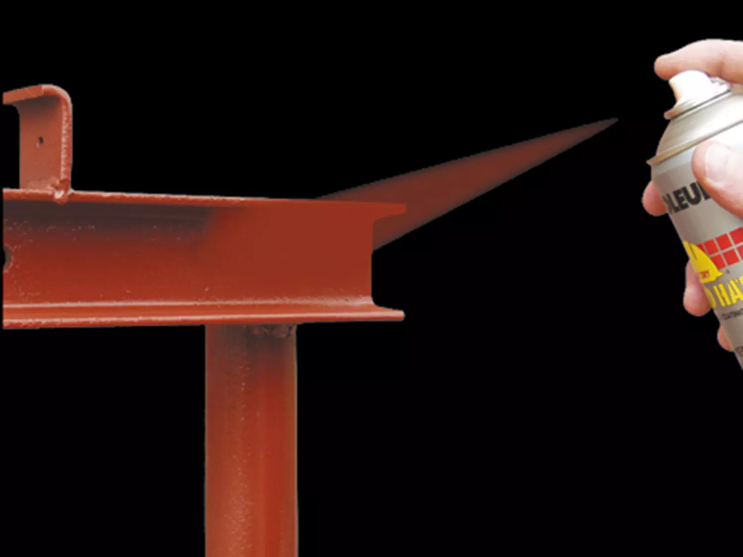 Rust-Oleum Hard Hat Roestwerende Primer Spray - Rood - 0,5L thumbnail 3