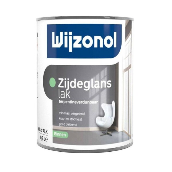 Wijzonol Zijdeglanslak Terpentine 0,25 liter - Wit