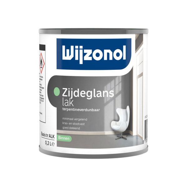 Wijzonol Zijdeglanslak Terpentine 0,25 liter - Wit
