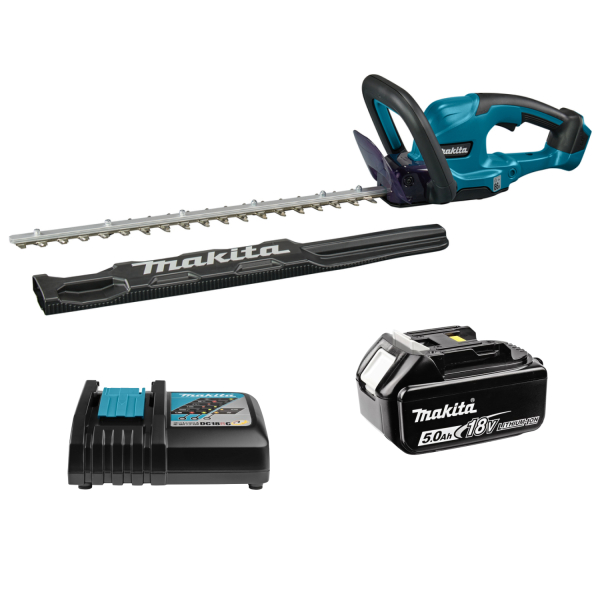 Makita DUH507RT LXT 18V Li-Ion Accu Heggenschaar Set (1x 5,0 Ah Accu) - 500 Mm EAN: 88381777186