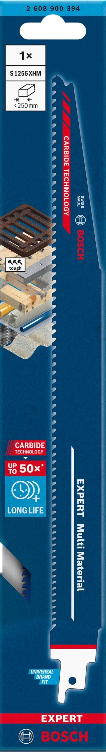 Bosch 2608900394 EXPERT Reciprozaagblad S1256XHM Multi Material thumbnail 2