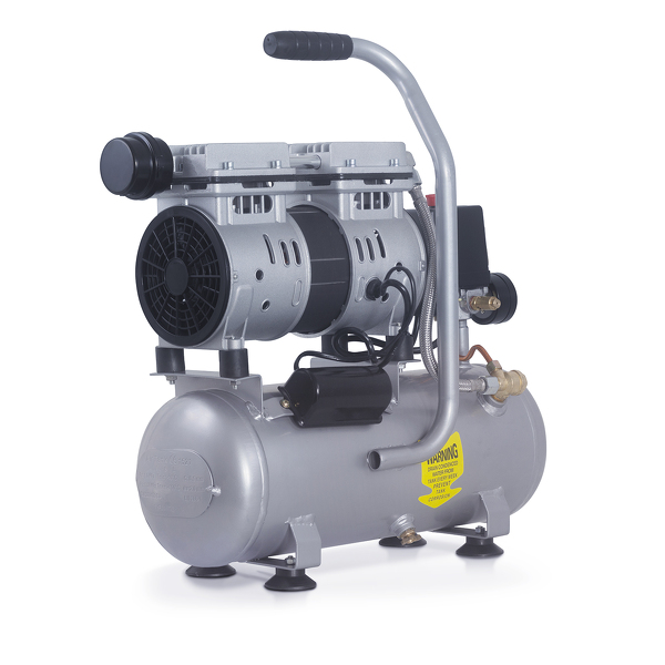 Hyundai 55758 Stille Compressor - Olievrij - 230V - 8L - Detailed view of the product