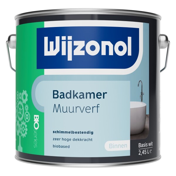 Wijzonol Badkamer Muurverf BIOseries - 2,5L