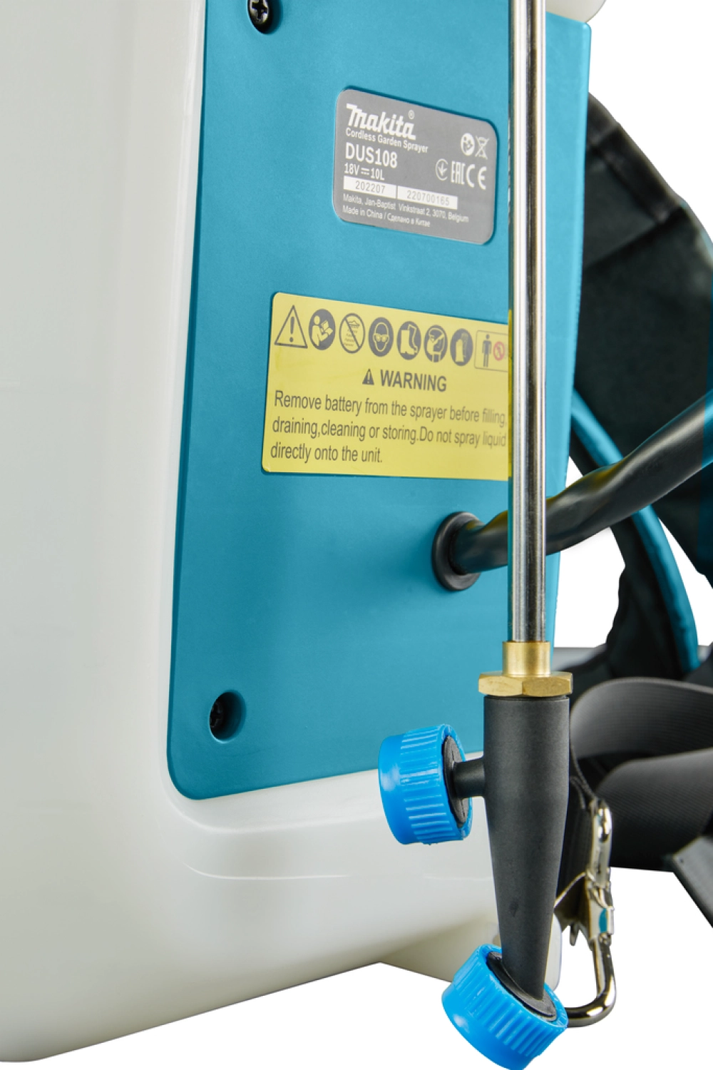 Makita DUS108Z LXT 18V Li-Ion Accu Ruggedragen Drukspuit Body - 10L thumbnail 4