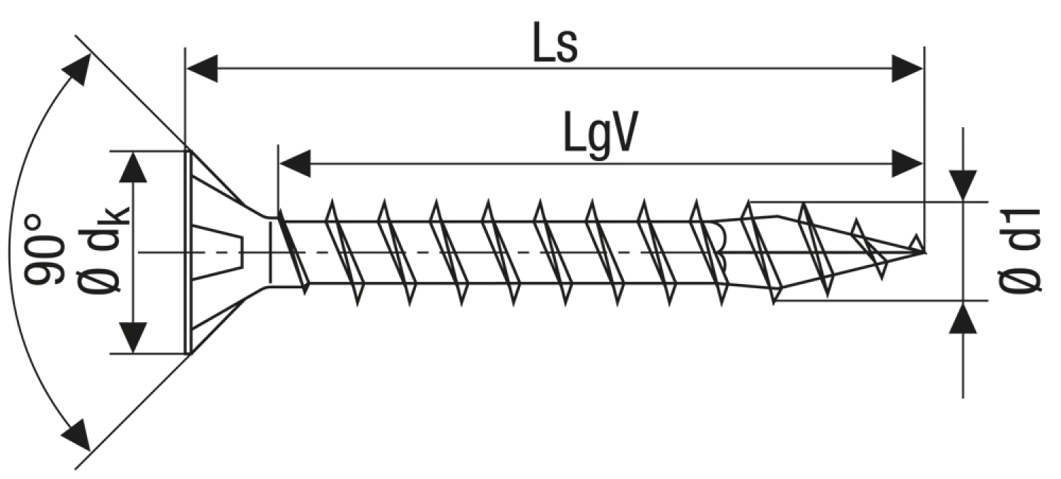 SPAX Universele Schroeven Verzonken Kop - Voldraad - Z2 - 5.0x60 Mm (100st) thumbnail 3