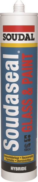 Soudal Soudaseal Glass&Paint Beglazingsvoegkit Met Komo - Zwart - 290ml