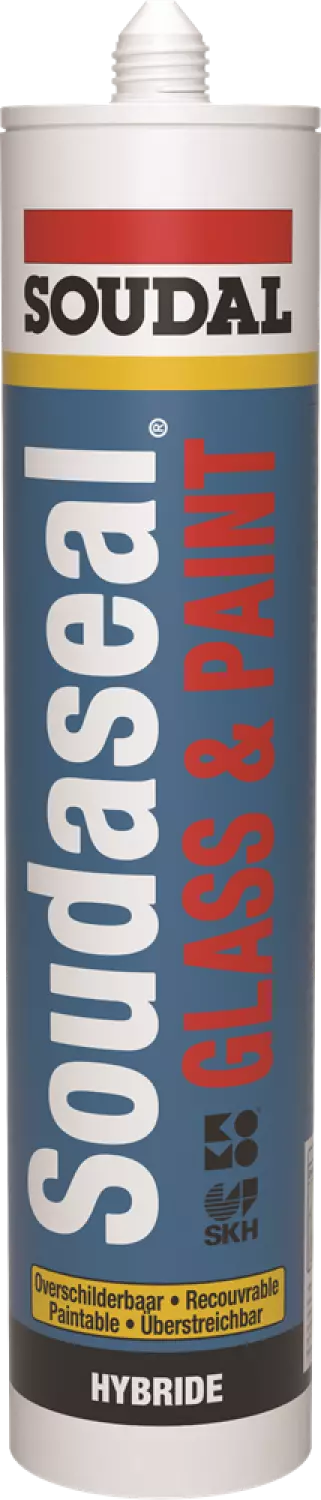 Soudal Soudaseal Glass&Paint Beglazingsvoegkit Met Komo - Zwart - 290ml