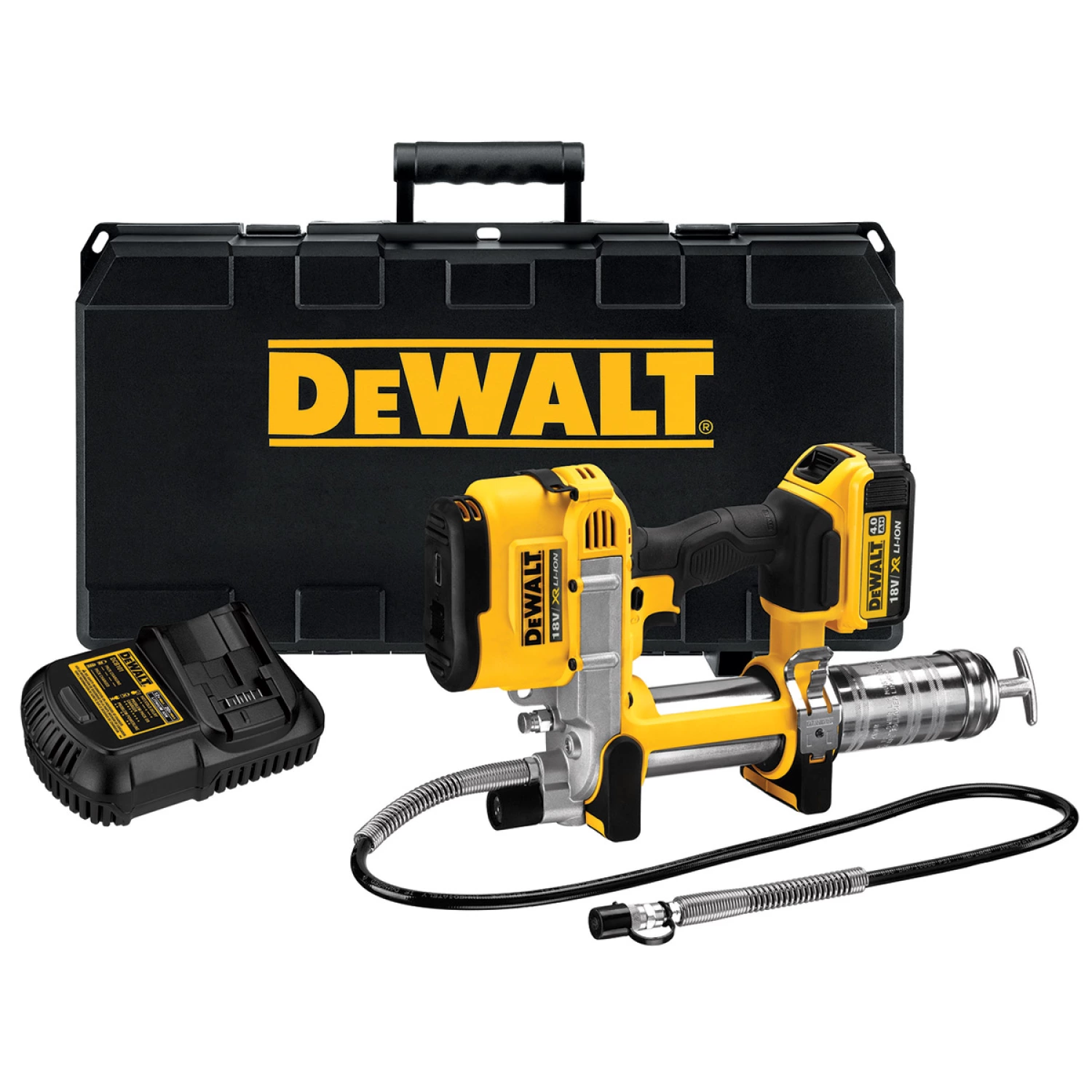 DeWALT DCGG571M1 18V Li-ion XR Accu Vetspuit Set (1 X 4.0Ah) In Koffer