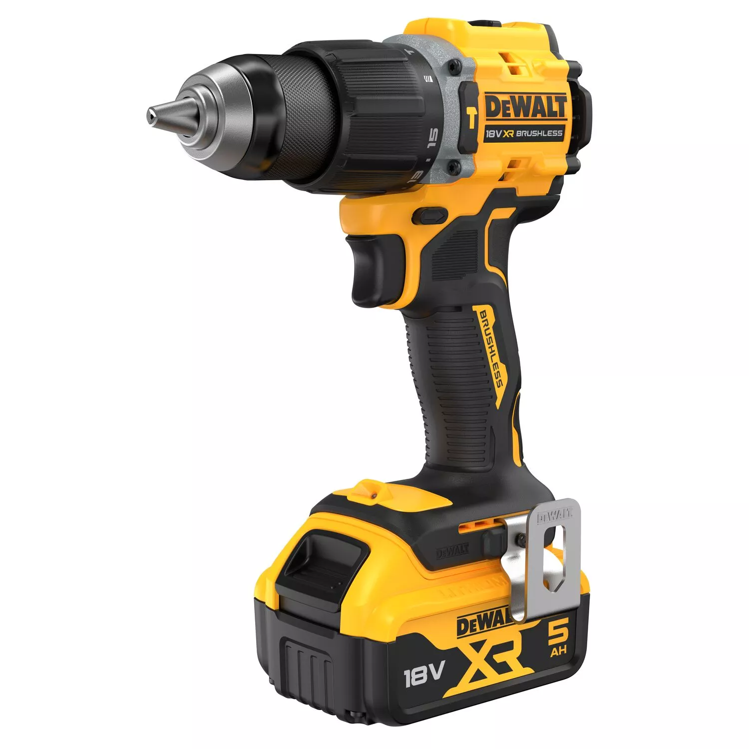 DeWALT DCD799P2T 18V Li-ion Accu Klopboor-/schroefmachine Set (2x 5.0Ah Accu) In TSTAK thumbnail 2
