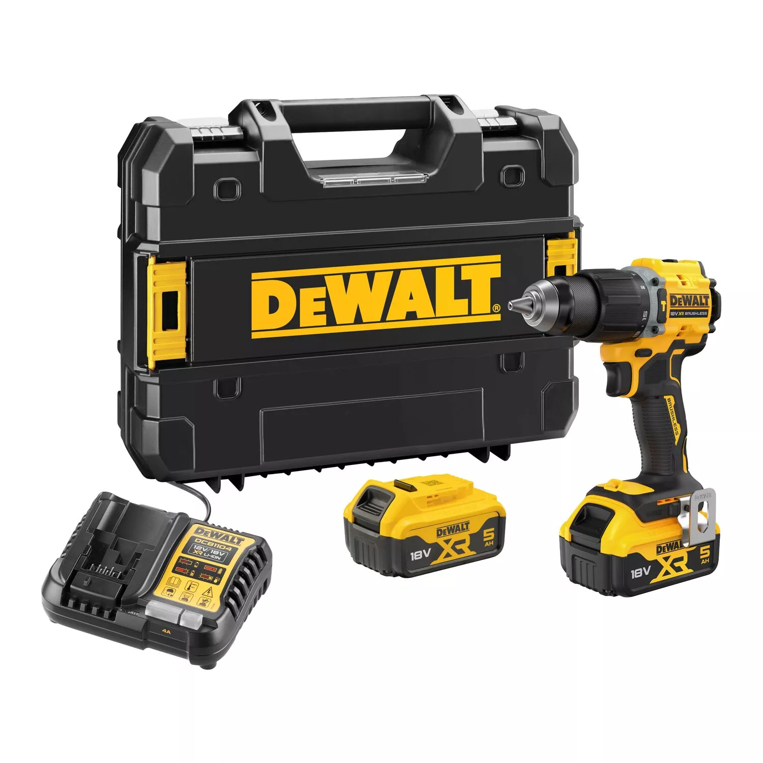 DeWALT DCD799P2T 18V Li-ion Accu Klopboor-/schroefmachine Set (2x 5.0Ah Accu) In TSTAK