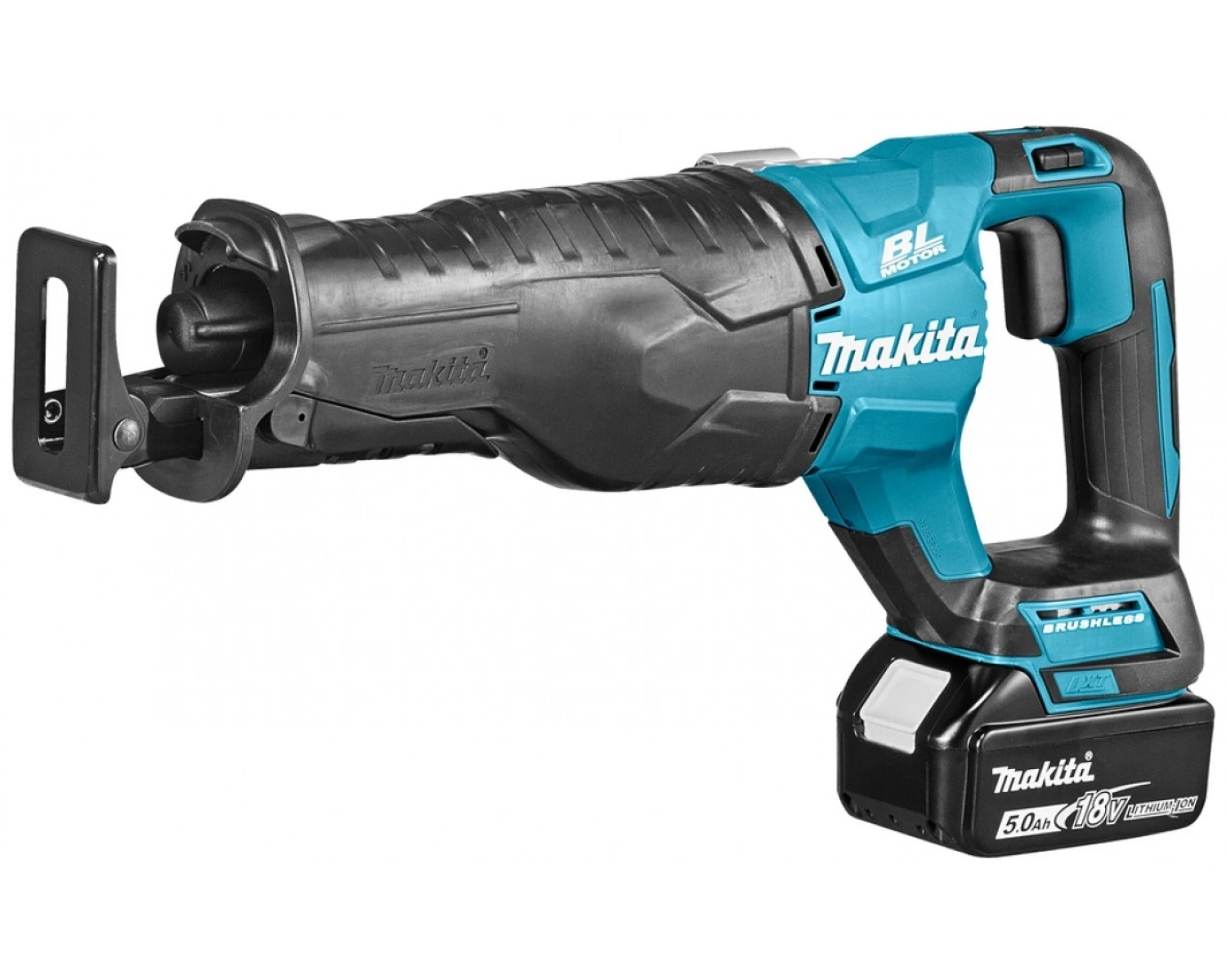 Makita DJR187RT 18V Li-Ion accu reciprozaag set (1x 5.0Ah accu) - snelwissel - variabel - koolborstelloos
