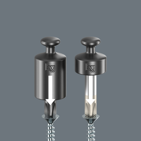 Wera 05007901001 1834 Kraftform Ball-Grip Sleufschroevendraaier Werkplaatskling - 1.0 X 6.0 X 100mm - Detailed view of the product