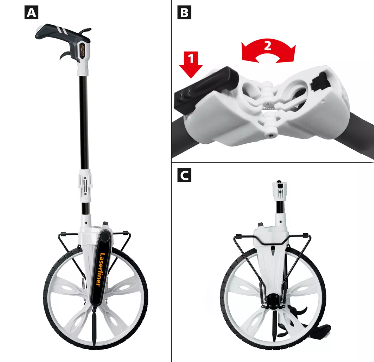 Laserliner RollPilot S12 Meetwiel - Analoog Display thumbnail 4