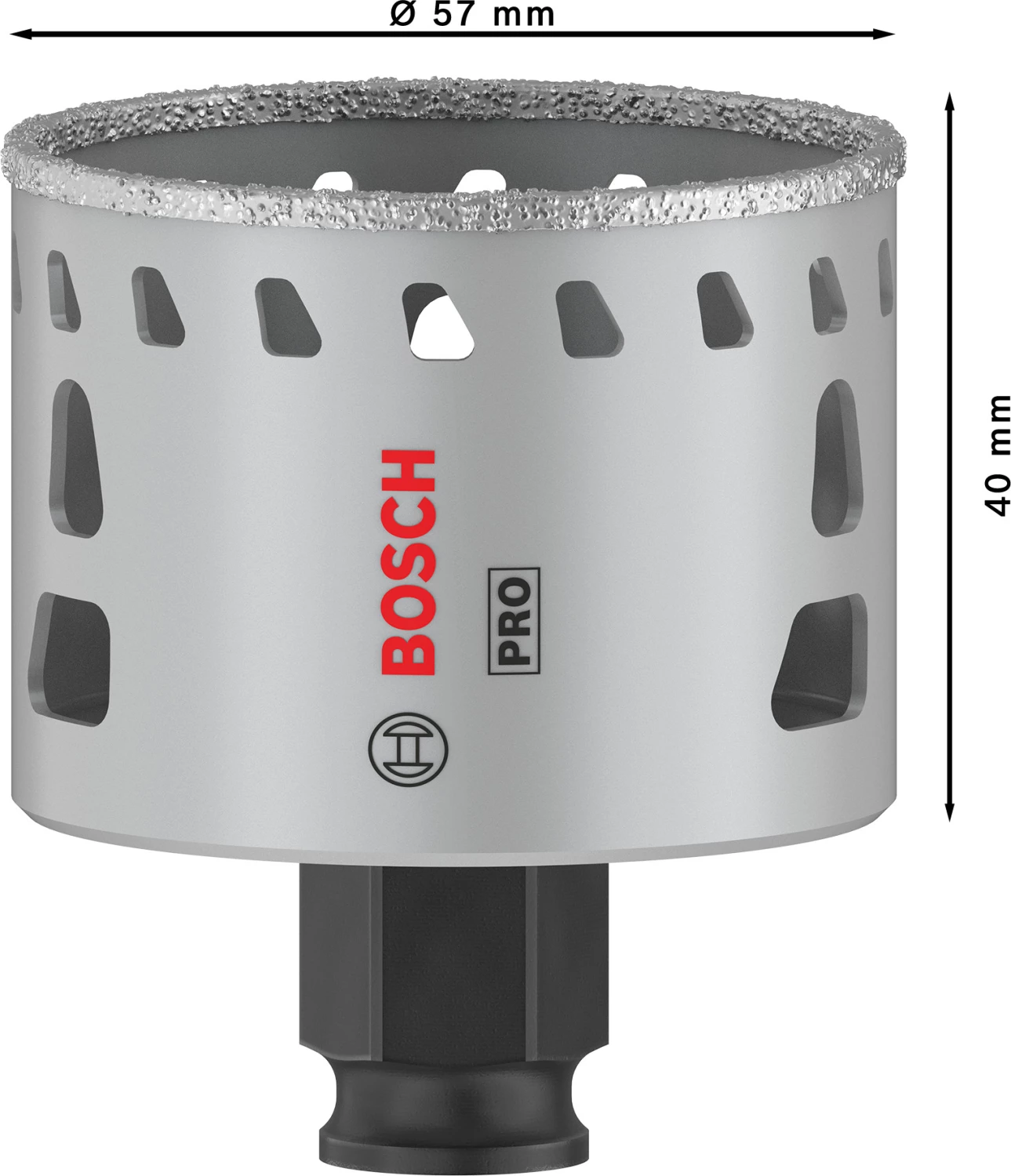 Bosch 2608901564 PRO Tile PC Plus Diamantgatzaag Voor Tegels - 57mm thumbnail 4