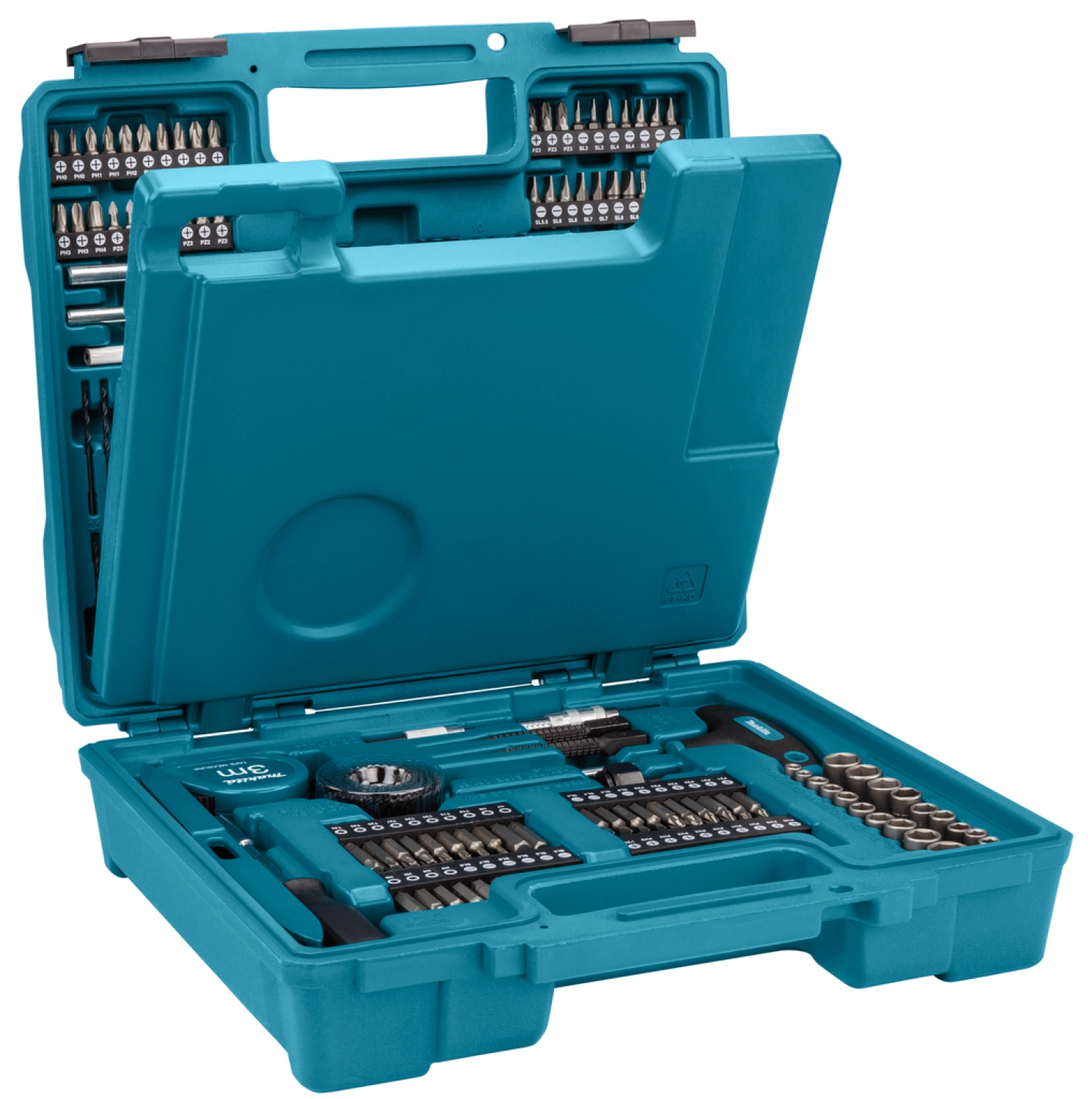 Makita E-06270 212-delige accessoire set in koffer