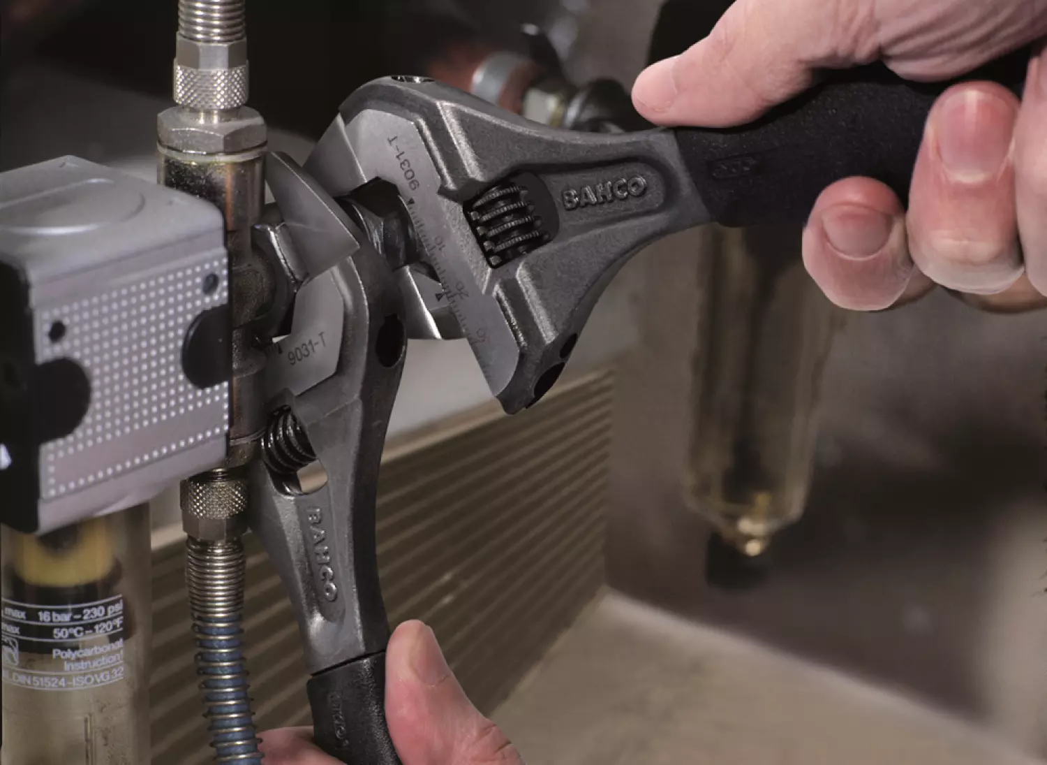 Bahco 9031-T 90-serie Verstelbare Moersleutel - 38mm - 218mm thumbnail 2