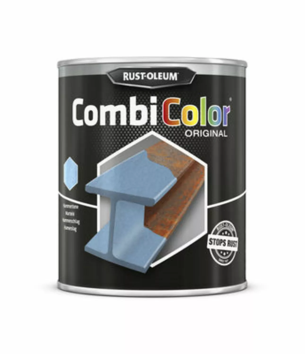 Rust-Oleum CombiColor Hammertone Brown 0,75L