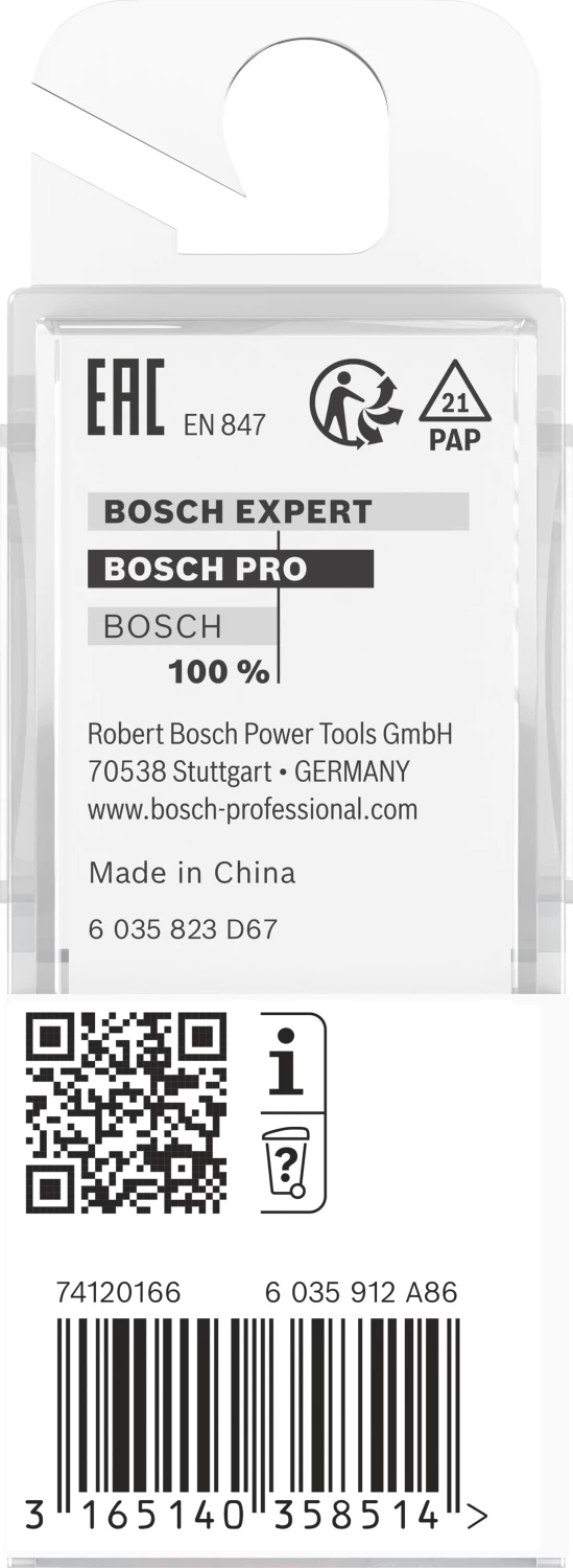 Bosch 2608628390 Vingerfrees - 2 Snijvlakken - Hardmetaal - 20x25mm thumbnail 3