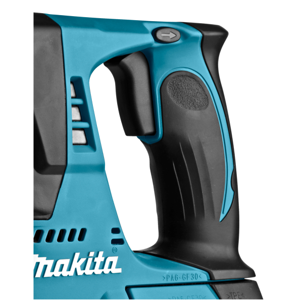Makita DHR243T3JW 18V Li-Ion Accu SDS-plus Combihamer Incl. Snelspanboorkop En Stofafzuiging Set (3x 5.0Ah Accu) In Mbox - 2J - Koolborstelloos - Detailed view of the product