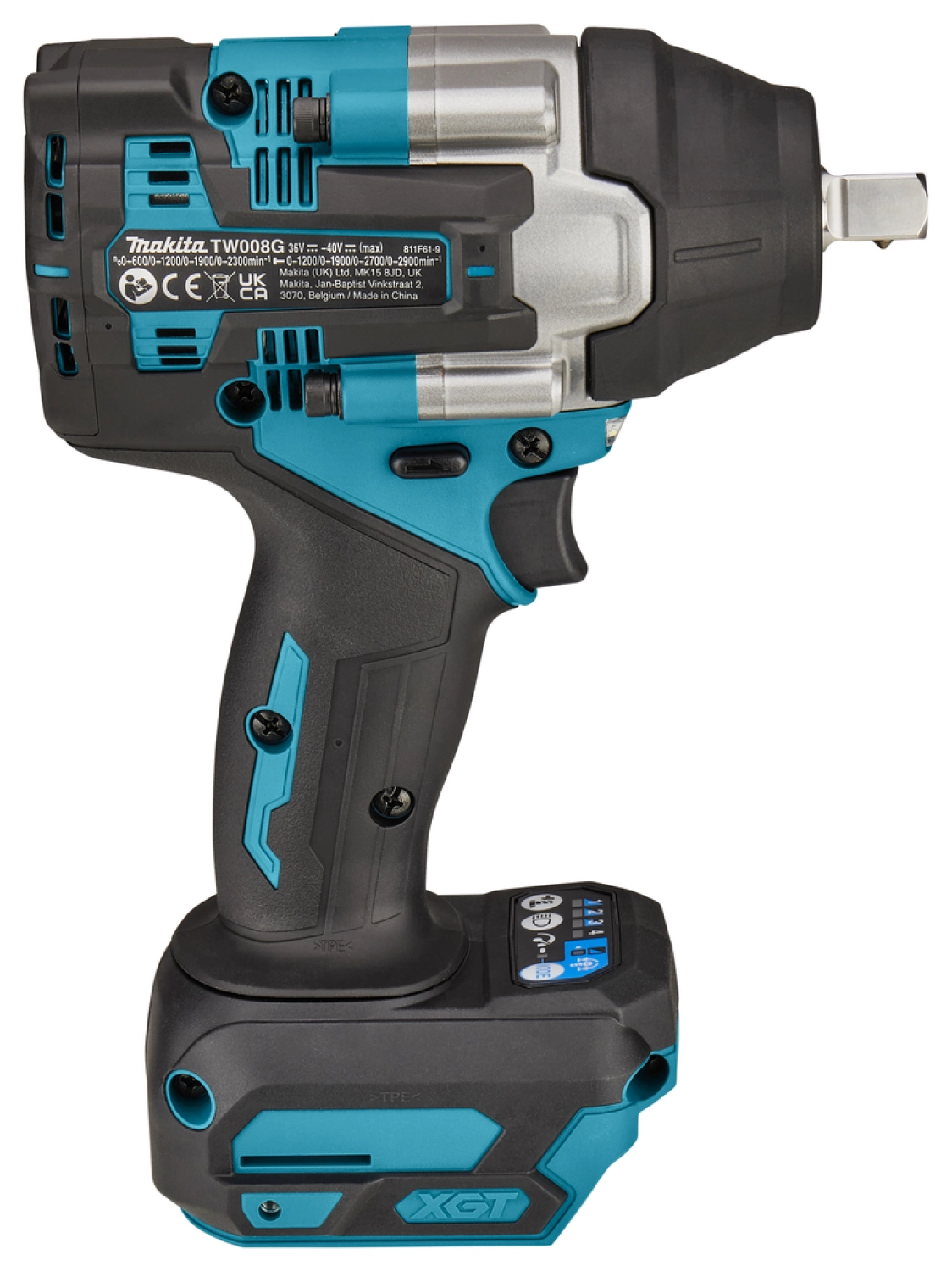 Makita TW008GZ XGT 40V Max Li-ion Accu Slagmoersleutel Body thumbnail 3