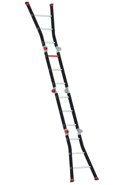 Altrex Varitrex PRO+ Vouwladder Incl. Platform - Aluminium - 4x3 Sporten - Detailed view of the product